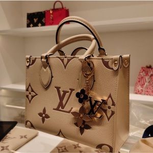 LV handbag charm